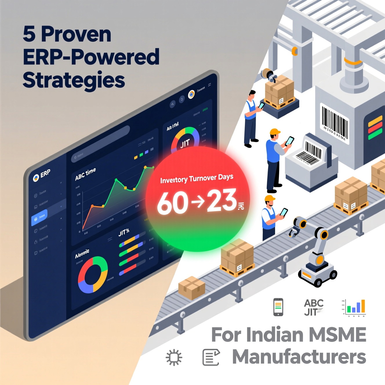 ERP strategies to reduce inventory turnover days for MSMEs